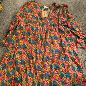 Natural life cover up/blouse